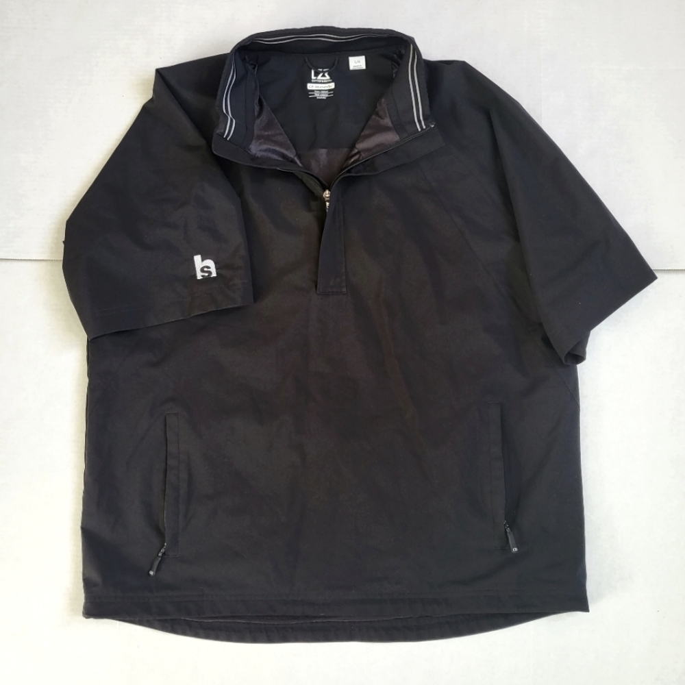 Mans Cutter & Buck Short Sleeve CB Golf Half Zip Jacket Size L